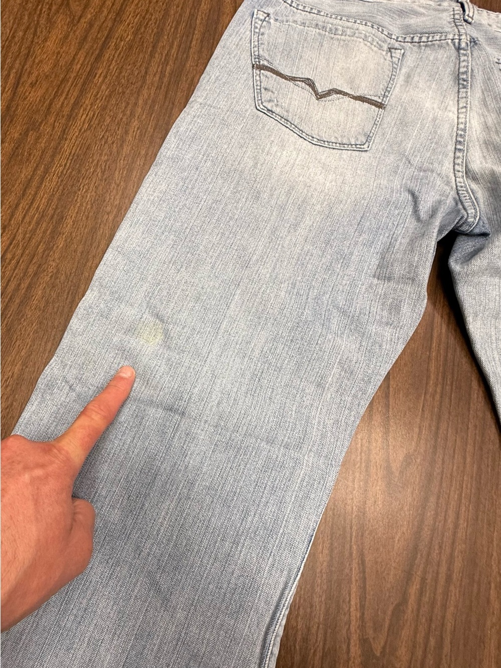 Guess “Cliff” Light Wash Bootcut Men’s Jeans Size 34 Y2K - Picture 10 of 16